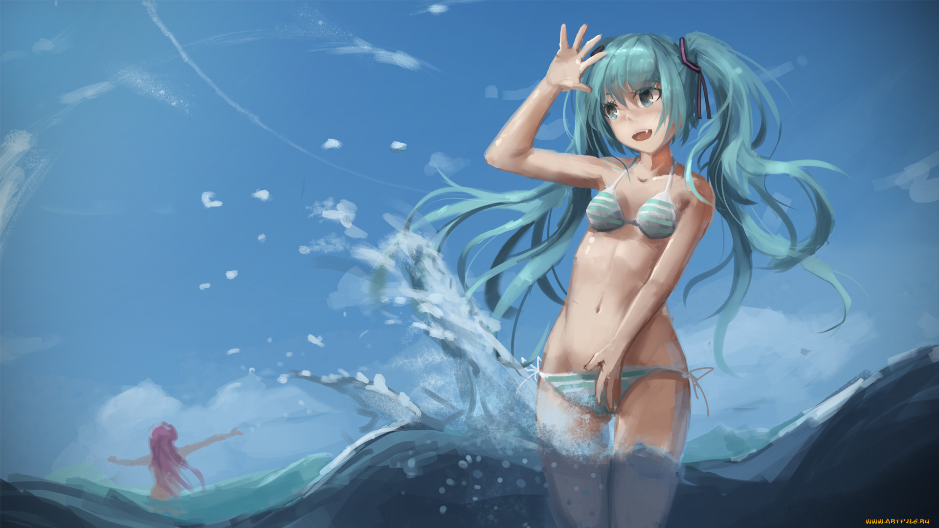 , vocaloid, hatsune, miku, megurine, luka, , , , , , newnand